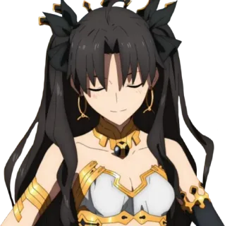 😌 Ishtar Fate/Grand Order Anime, Mujer, Personaje, Videojuego, Morena, Ishtar telegram sticker