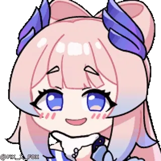 😈 Sangonomiya Kokomi Genshin Impact whatsapp sticker