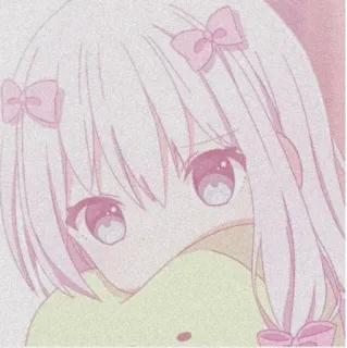 🍬 动漫, 女孩, 卡哇伊, 可爱, 粉色 telegram sticker