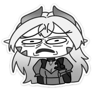 😜 漫画, キャラクター, 表情, イラスト, ステッカー telegram sticker