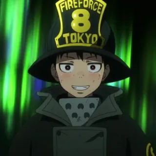 🔥 FIREFORCE 8 TOKYO Feuerwehrmann, Anime, Feuer, Tokio whatsapp sticker