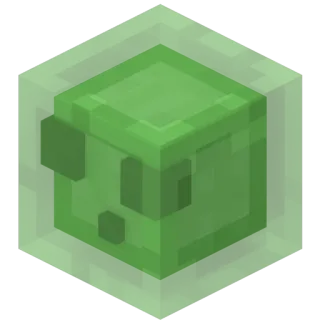 🍏 Minecraft, Slime, Jeu vidéo, Vert, Cube whatsapp sticker