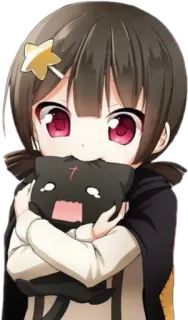 😍 Megumin Konosuba anime, megumin, konosuba, kawaii, cute, manga, magic telegram sticker