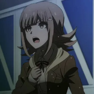 🌸 Chiaki Nanami Danganronpa Anime, Videojuego, Personaje, Chiaki Nanami, Danganronpa telegram sticker