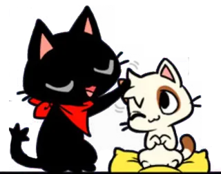 😉 gato, gatos, gatinho, animal de estimação, animal, fofo telegram sticker
