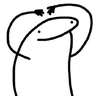 🤎 stokfiguur, tekening, personage, cartoon telegram sticker