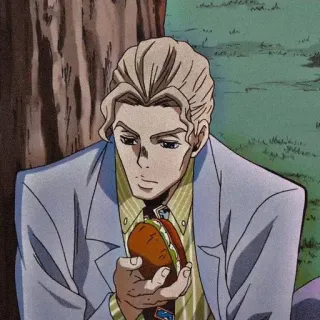 💥 Yoshikage Kira JoJo's Bizarre Adventure Anime, Manga, JoJo's Bizarre Adventure, Yoshikage Kira, Personaje whatsapp sticker