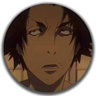 😦 anime, karakter, wajah, ekspresi telegram sticker