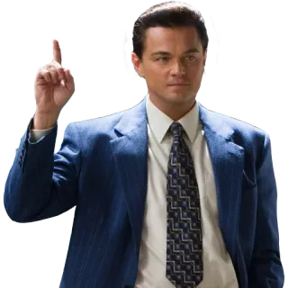 👆 мужчина, костюм, галстук, указывает, вверх telegram sticker