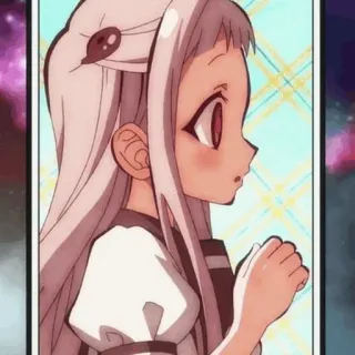 💙 Yashiro Nene Toilet-bound Hanako-kun Аниме, Манга, Каваий, Милый, Девушка, Аниме девушка telegram sticker