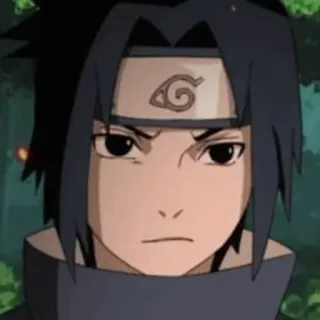 🎼 Sasuke Uchiha Naruto sasuke, uchiha, naruto, anime, manga, ninja, fascia telegram sticker