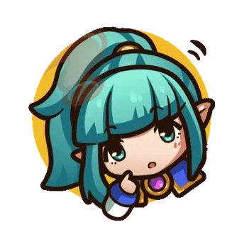 ❓ Anime, Elfe, Mignon, Sticker, Dessin animé, Personnage, Art numérique telegram sticker
