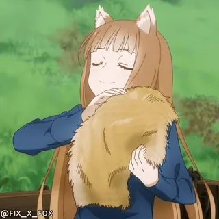 🥰 Holo Spice and Wolf whatsapp sticker