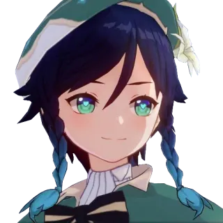 🥰 Venti Genshin Impact venti, genshin impact, anime, personagem telegram sticker