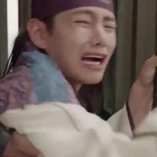 😭 llorando, triste, actor, coreano, drama whatsapp sticker