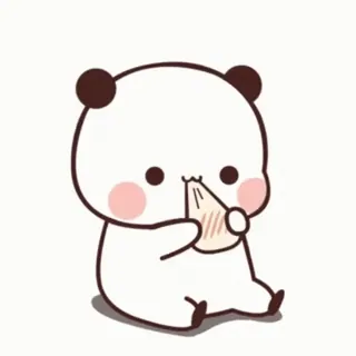 🎈 Panda, Süß, Tier, Cartoon, Kawaii, Bär telegram sticker