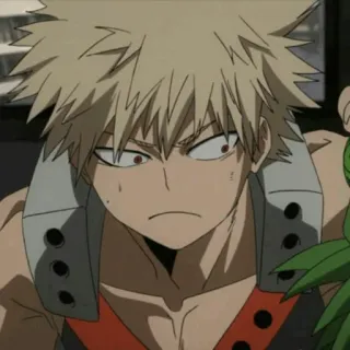 🎭 Bakugo My Hero Academia Bakugo, My Hero Academia, Anime, Manga, Karakter, Pahlawan, Katsuki Bakugo telegram sticker