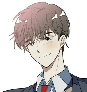 😊 anime, manga, portrait, cartoon, character, student telegram sticker