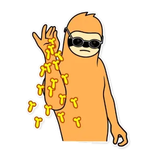 👌 kukang, kartun, meme, salt bae, menyinggung, humor, lucu whatsapp sticker
