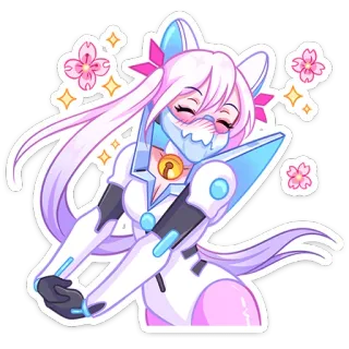 Сонна Мун от @TgSticker telegram stickers