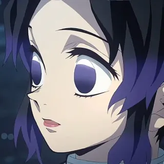 🌟 Shinobu Kocho Demon Slayer 动漫, 鬼灭之刃, 蝴蝶忍, 漫画, 角色 telegram sticker