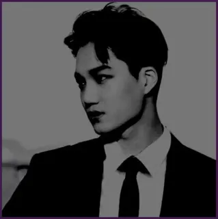 🌒 homme, costume, cravate, portrait whatsapp sticker