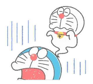 💬 Doraemon Phim hoạt hình, Anime, Ma, Lo lắng, Buồn telegram sticker