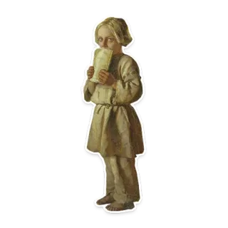 🙊 child, painting, historical, portrait telegram sticker