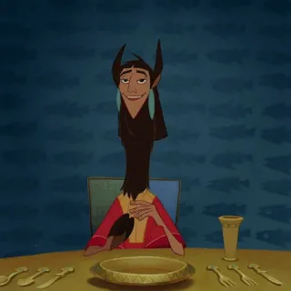 🍂 Kuzco The Emperor's New Groove animado, disney, el emperador y sus locuras, kuzco, divertido, meme telegram sticker