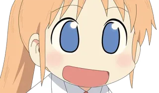 😀 Nakamura Nichijou Anime, Dibujos animados, Mono, Divertido, Nichijou whatsapp sticker