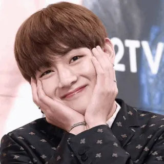 🙈 V K-Pop, BTS, V, Kim Taehyung, idol, singer, performer telegram sticker