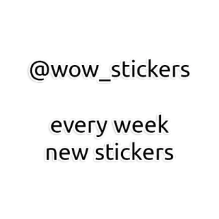 🖤 @wow_stickers every week new stickers sticker, sticker wow, nuovi sticker, sticker telegram whatsapp sticker