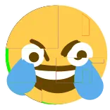 😂 emoji, cry, laugh, tears, joy telegram sticker
