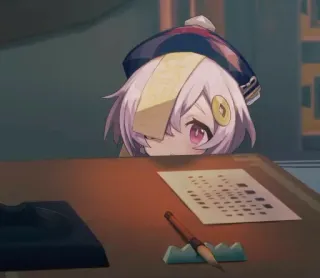 👀 Qiqi Genshin Impact Anime, Video game, Qiqi, Genshin Impact, Zumbi, Fofo whatsapp sticker