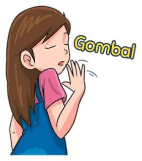 😑 Gombal hoạt hình, cô gái, tán tỉnh, dễ thương, phụ nữ, nữ giới whatsapp sticker