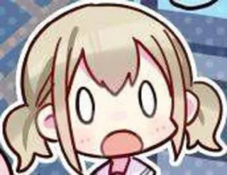 ❤️ anime, shocked, cartoon, cute telegram sticker