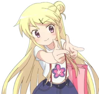 👉 Anime, Ragazza, Carina, Personaggio, Sticker telegram sticker
