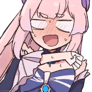 💠 Kokomi Genshin Impact anime, kokomi, genshin impact, fanart, sticker telegram sticker