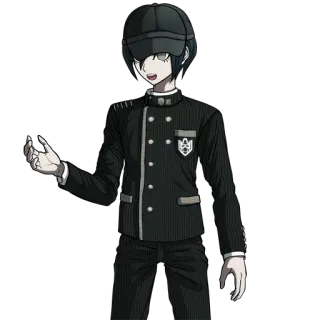 😁 Shuichi Saihara Danganronpa V3: Killing Harmony Аниме, Детектив, Видеоигра, Шуичи Сайхара, Danganronpa telegram sticker