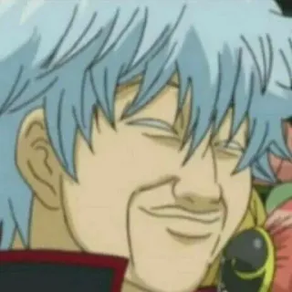 🙂 Gintoki Sakata Gintama Anime, Manga, Lustiges Gesicht, Gintoki, Gintama telegram sticker