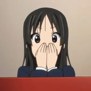 😵 anime, surpresa, desenho animado, menina, chocada, fofa telegram sticker