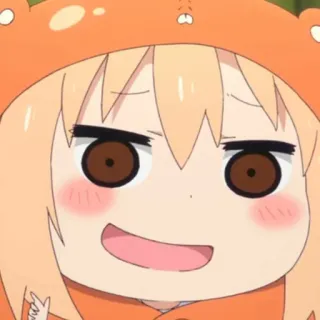 🍡 Umaru Doma Himouto! Umaru-chan 动漫, 土间埋, 干物妹！小埋, 卡通 whatsapp sticker