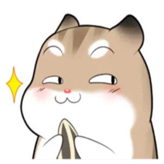 😌 кот, счастливый, животное, милый, каваий, ухмыляющийся whatsapp sticker