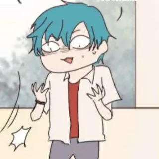 🦕 Anime, Cartoon, Figur, Ausdruck, Geste whatsapp sticker