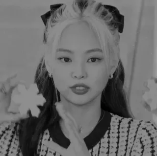 ⚙ Jennie Kim k-pop, piosenkarz, celebryta, kobieta, dziewczyna, azjatycki telegram sticker