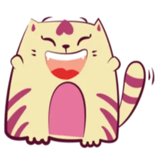 🤗 gato, lindo, animal, dibujos animados, pegatina, gatito telegram sticker