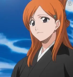 💈 Orihime Inoue Bleach Anime, Manga, Bleach, Orihime Inoue, Charakter, Fanart whatsapp sticker