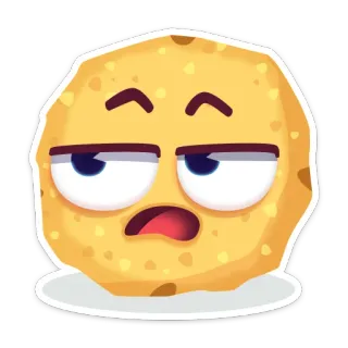 😒 emoji, face, bored, expression, sticker telegram sticker