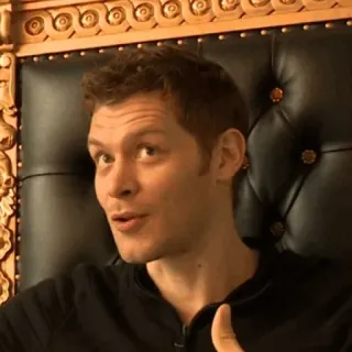 📰 Klaus Mikaelson The Vampire Diaries Klaus Mikaelson, Vampire Diaries, Joseph Morgan, Vampire, Série TV, Célébrité, Acteur telegram sticker