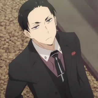 💵 Daisuke Kambe Fugou Keiji Balance: Unlimited Anime, Charakter, Gutaussehend, Anzug, Anime Charakter, Detektiv, Reich, Daisuke Kambe telegram sticker